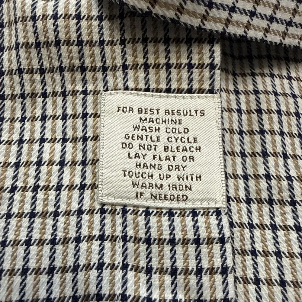Peter‎ Millar shirt men's XL plaid long sleeve business casual preppy work crown